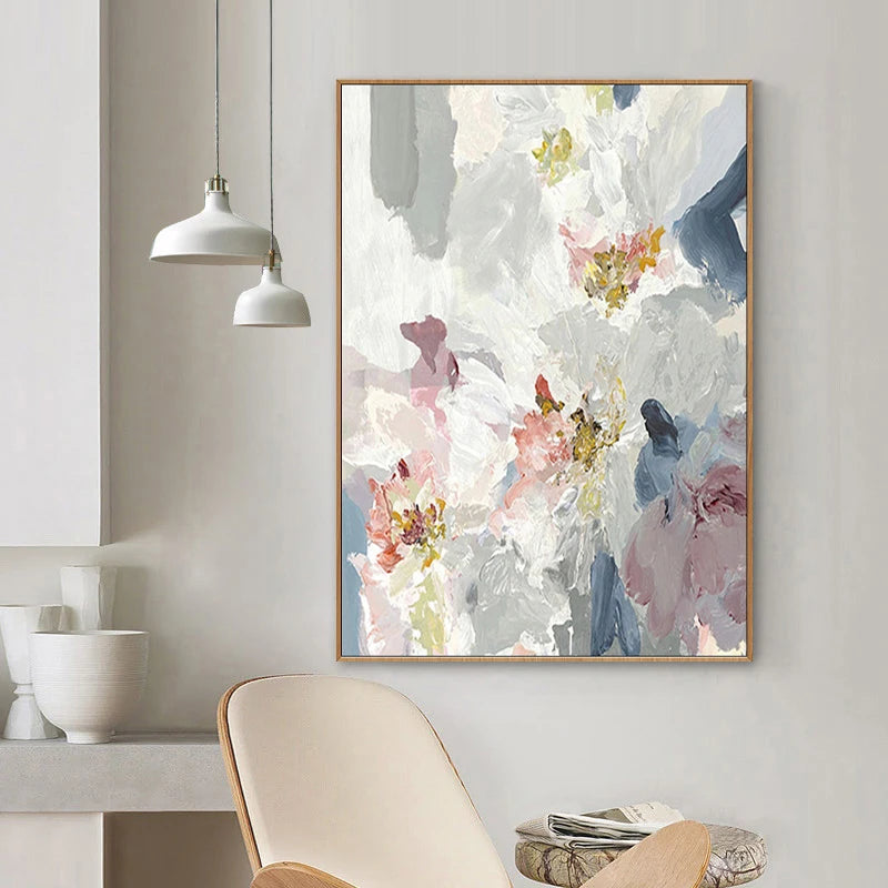 Blooming Serenity Canvas - Korean Style