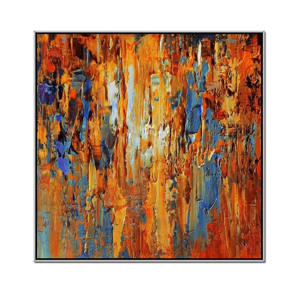 Radiant Cascade - Abstract Oil on Canvas