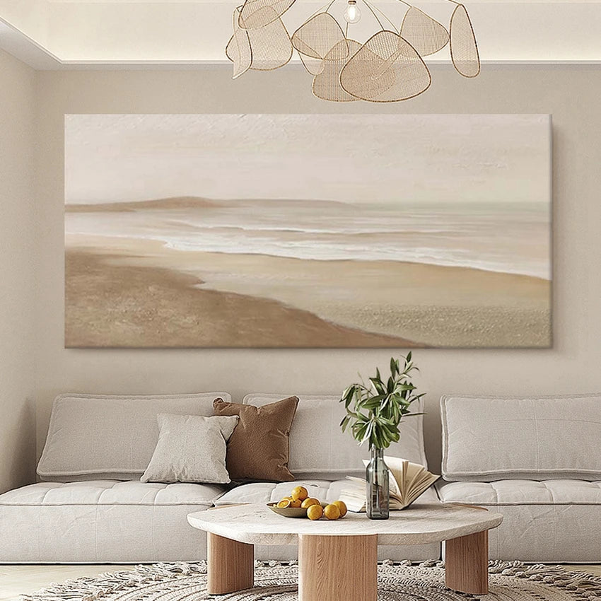 Ethereal Painting Tides: Abstract Elegance