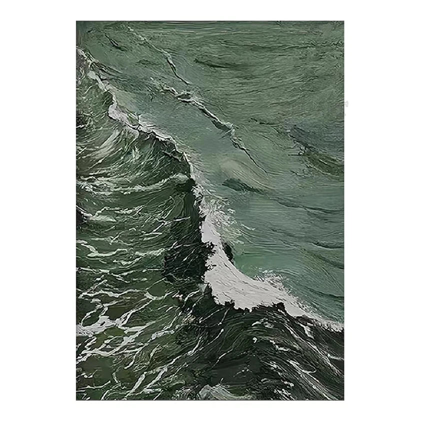 Ethereal Painting Tides: Abstract Elegance